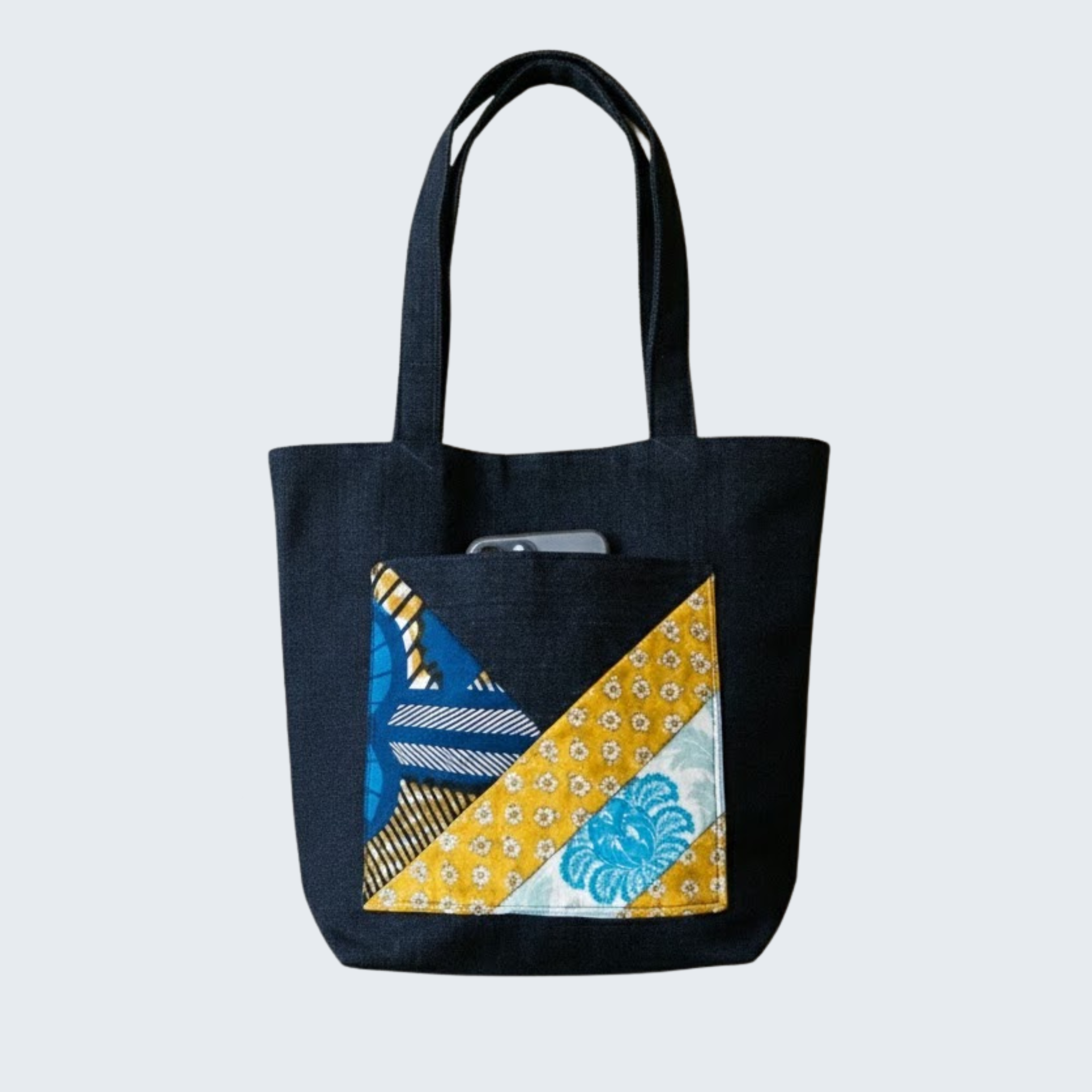 Blue Denim Tote