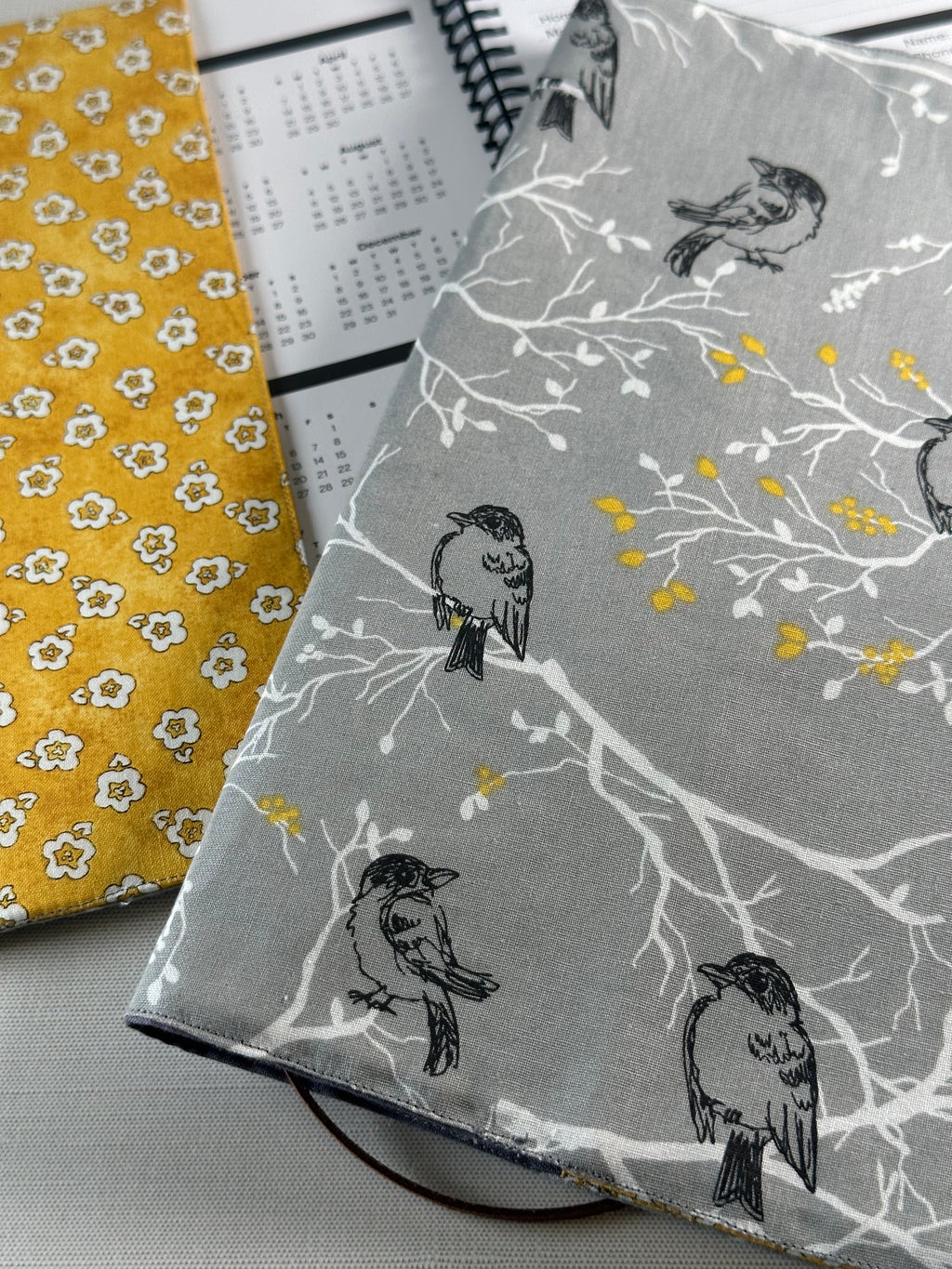 Gray Woods Fabric Planner/Notebook Cover