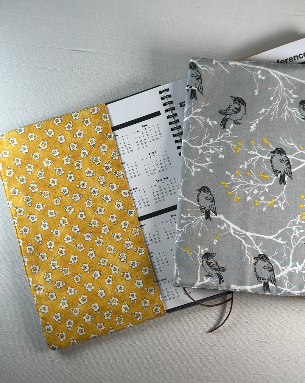 Gray Woods Fabric Planner/Notebook Cover