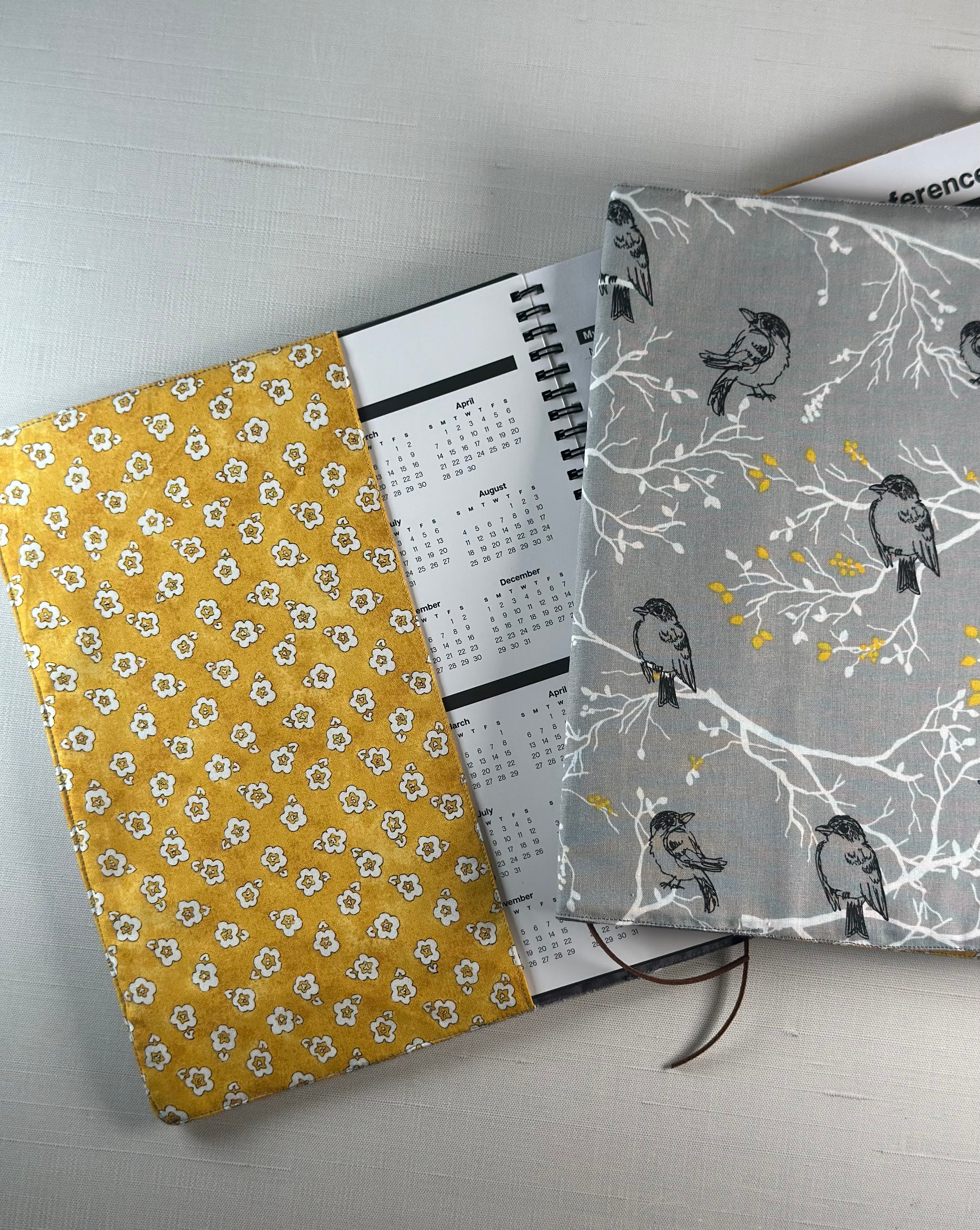 Gray Woods Fabric Planner/Notebook Cover