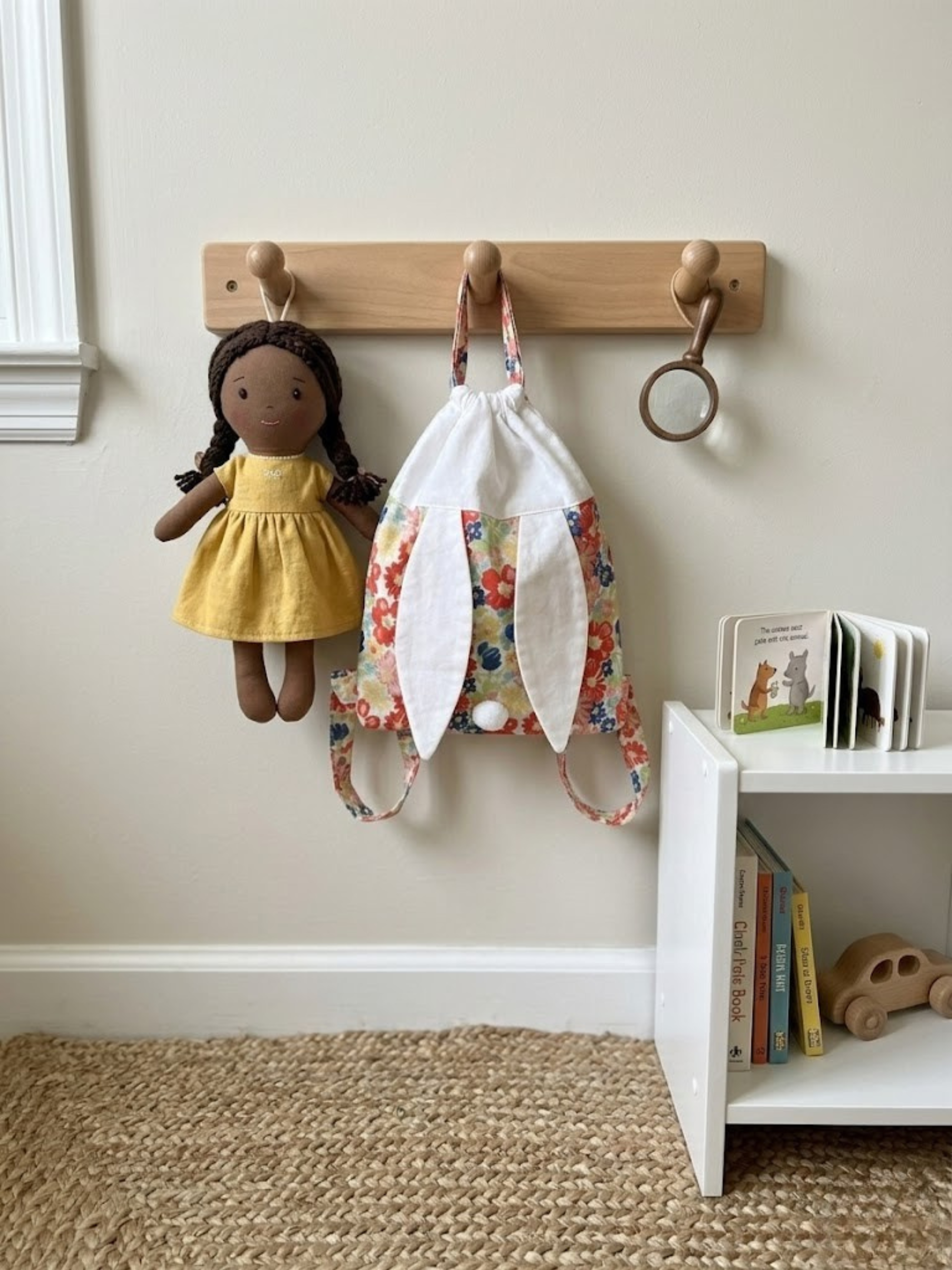 Floral Bunny Backpack