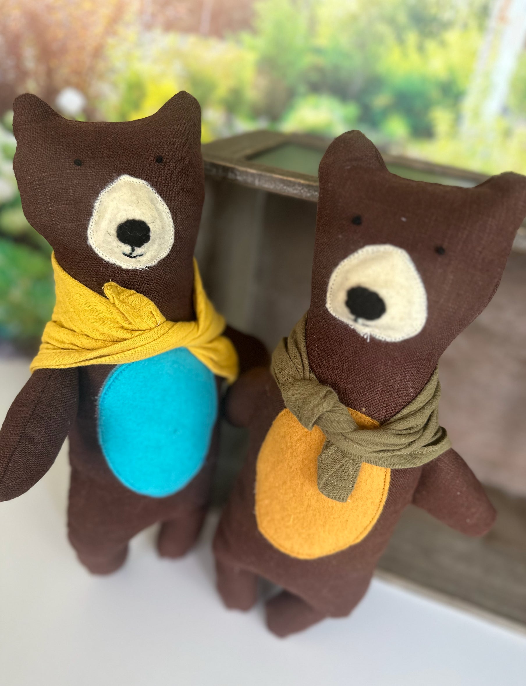 The Classic Chocolate Bear Handmade Plushie