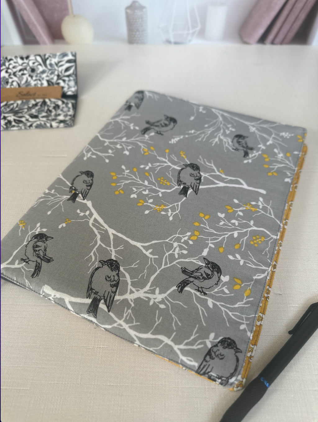 Gray Woods Fabric Planner/Notebook Cover