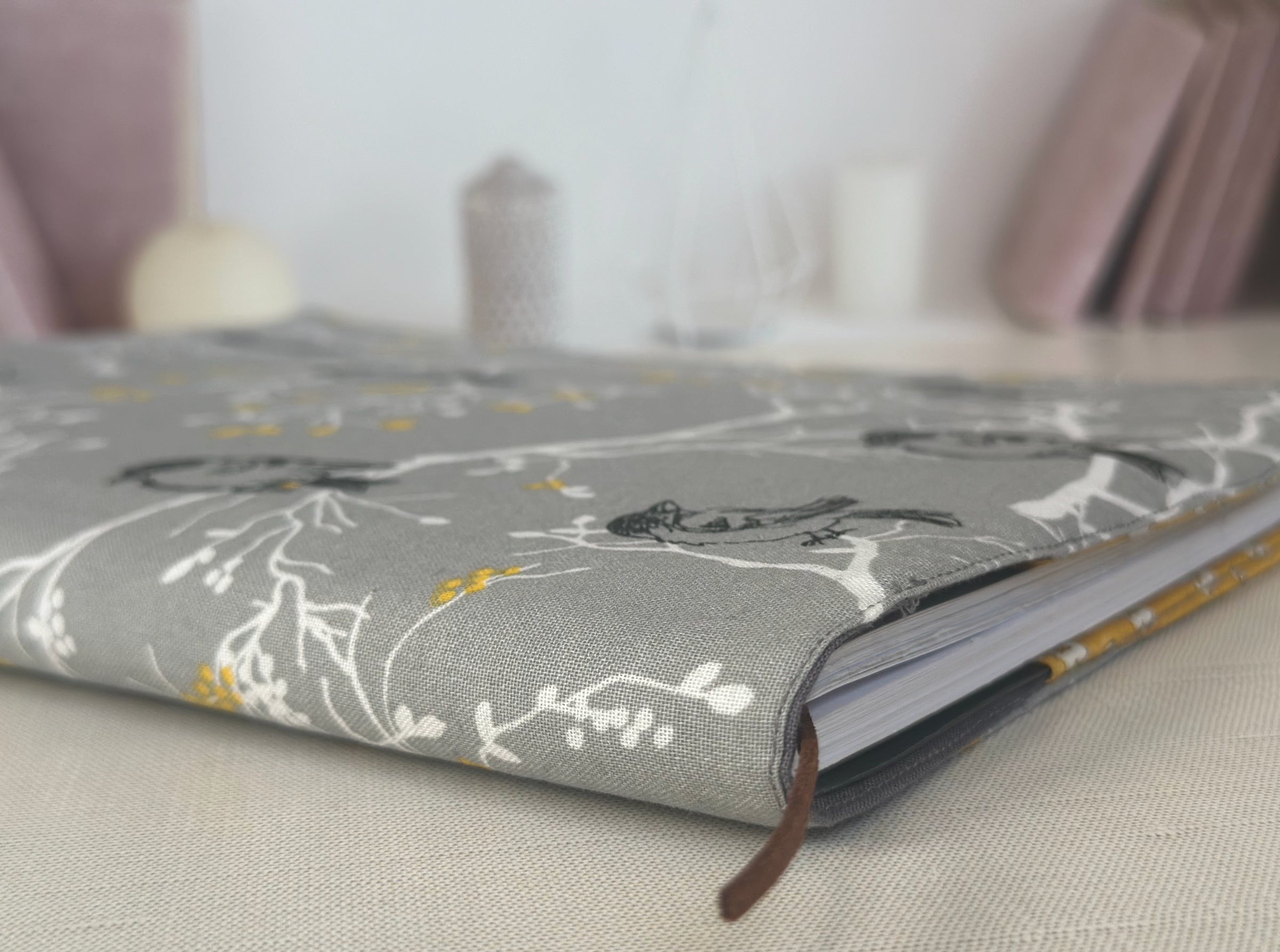 Gray Woods Fabric Planner/Notebook Cover
