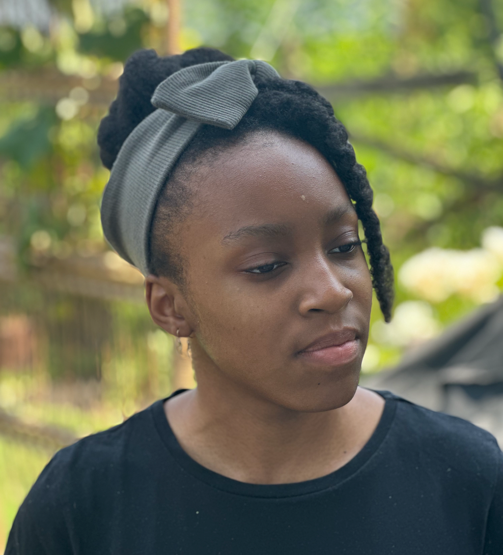 Olive  Square Bow Head Band