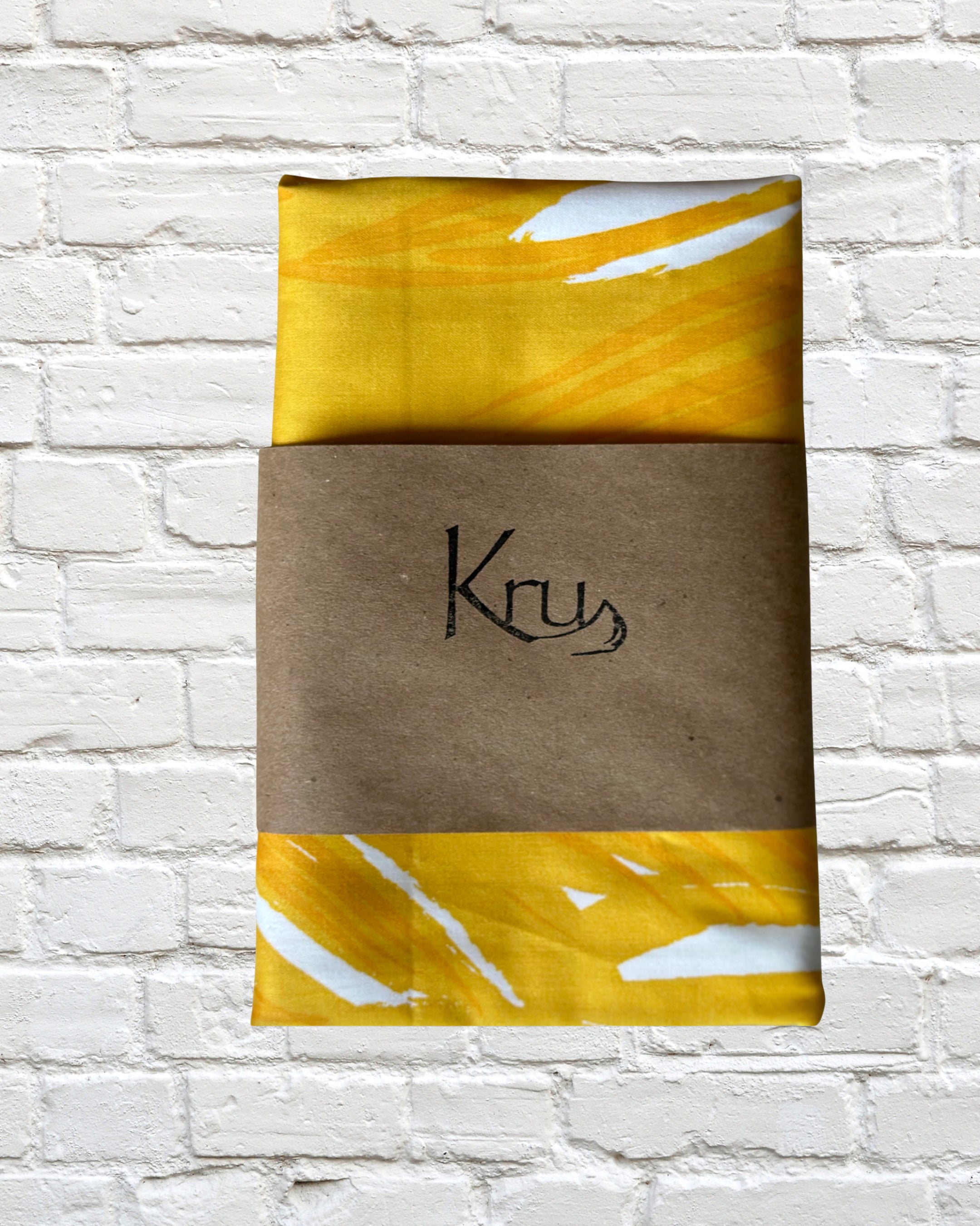 Yellow Abstract Throw Pillow Cover